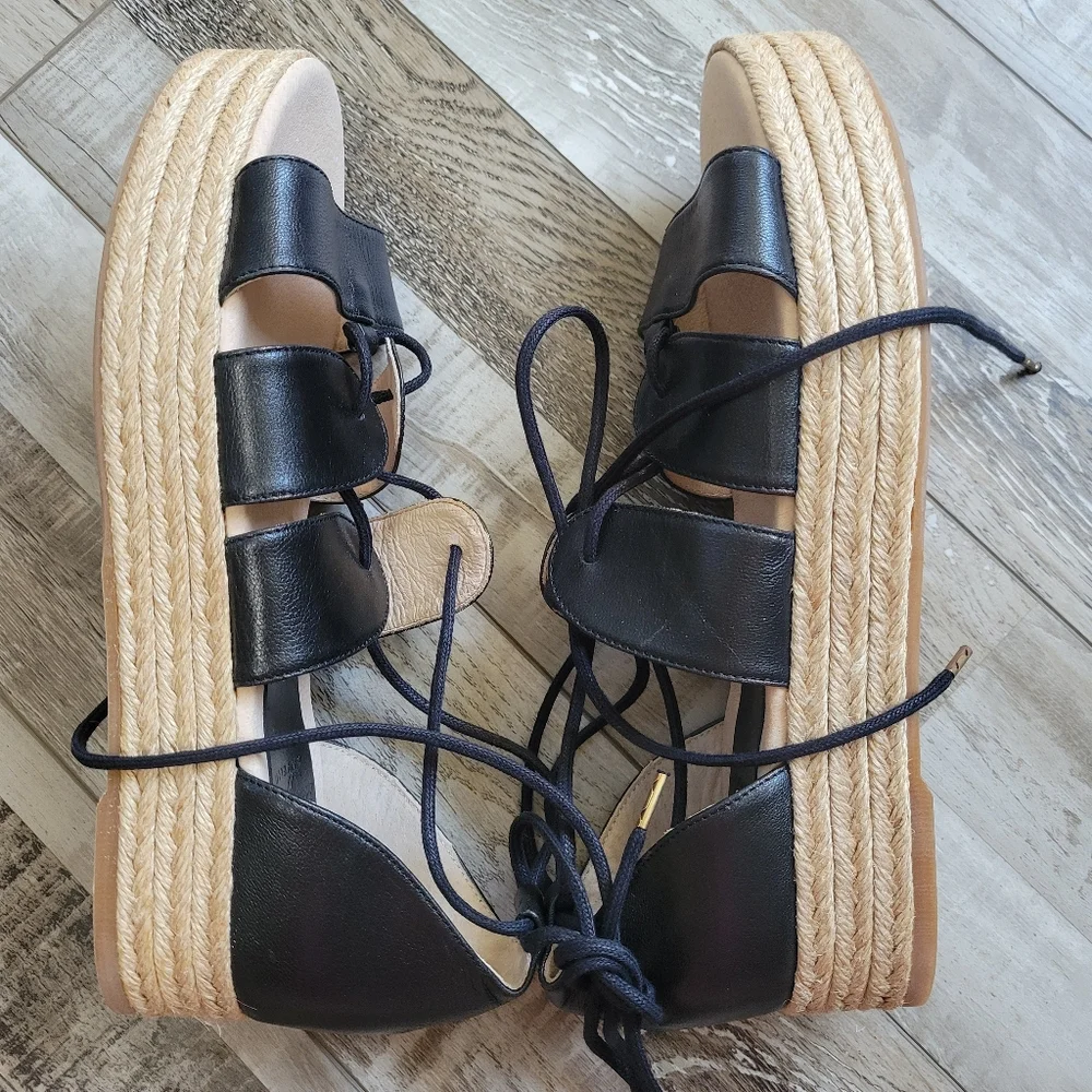 Passeggiando Ravello Platform Gladiator Espadrille Sandals Size 41